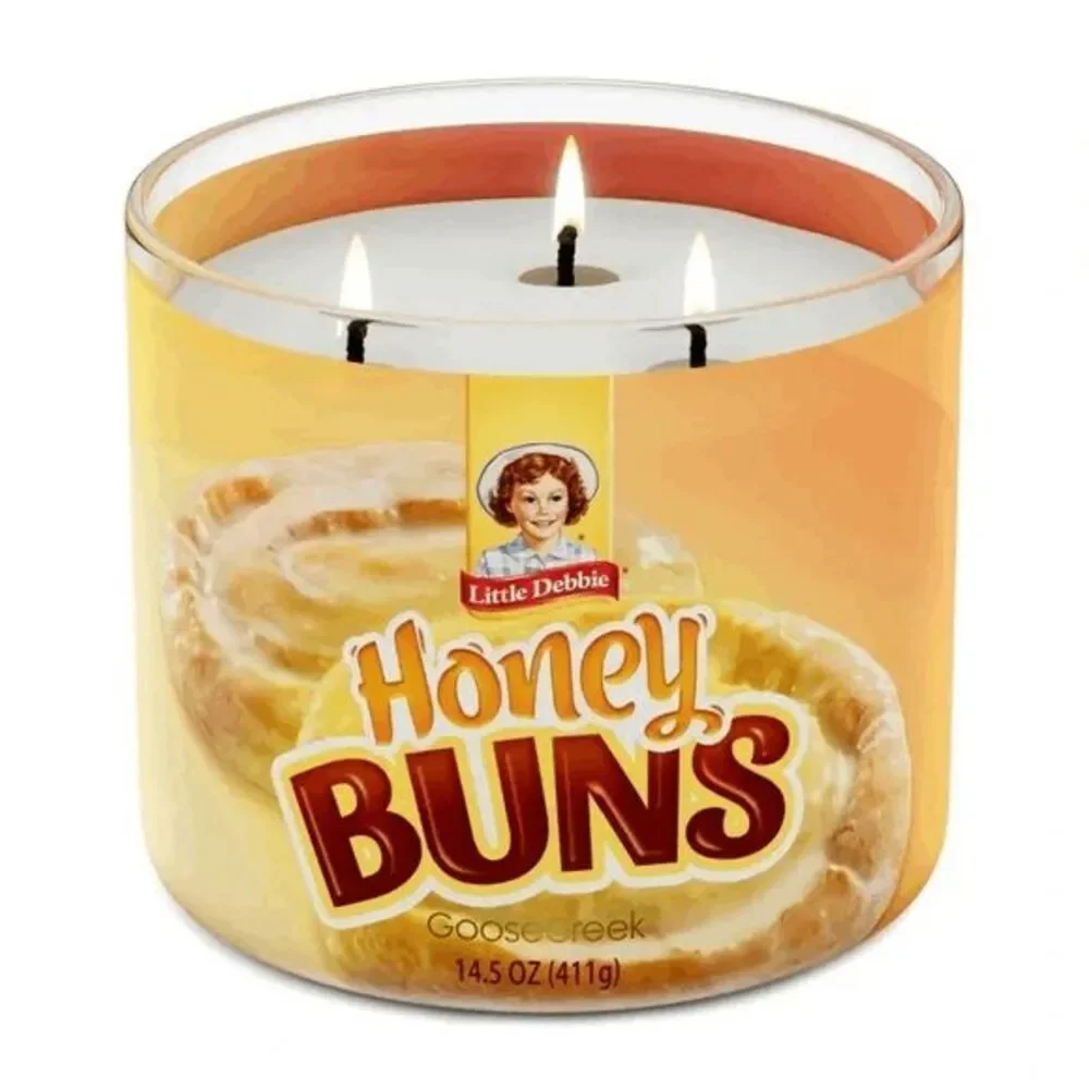 Goose Creek Little Debbie Honey Buns 3-wick Candle